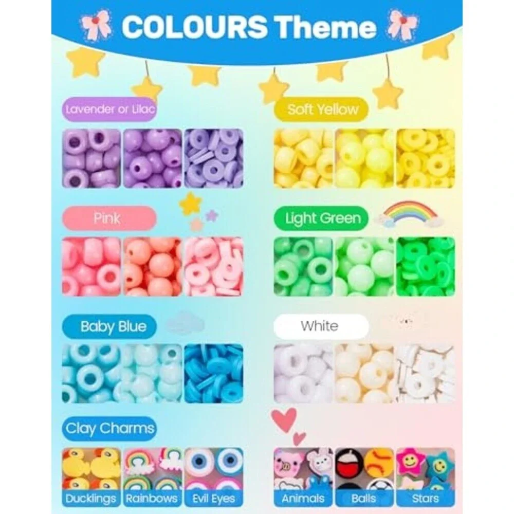 Bracelet Assembly Set, 1400+ Pcs